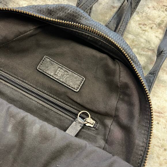 Frye Lena Black Perforated Leather Backpack main image 4